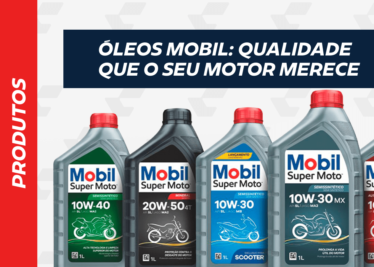 Óleos Mobil: qualidade que o seu motor merece